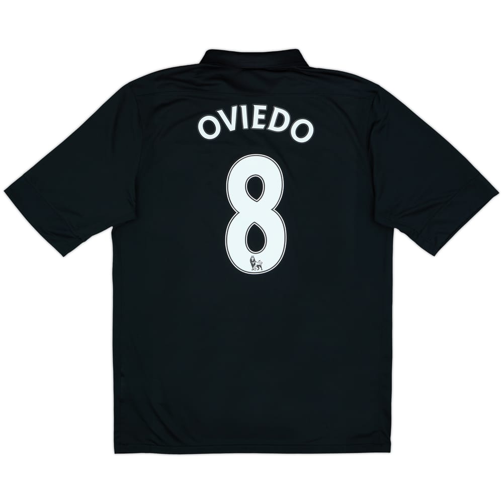 2012-13 Everton Away Shirt Oviedo #8 - 8/10 - (L)