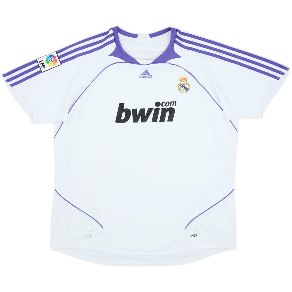 2007-08 Real Madrid Home Shirt - 6/10 - (Women's XL)