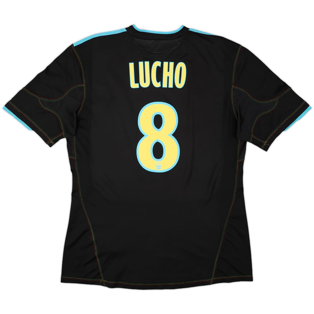 2010-11 Olympique Marseille Third Shirt Lucho #8 - 9/10 - (L)