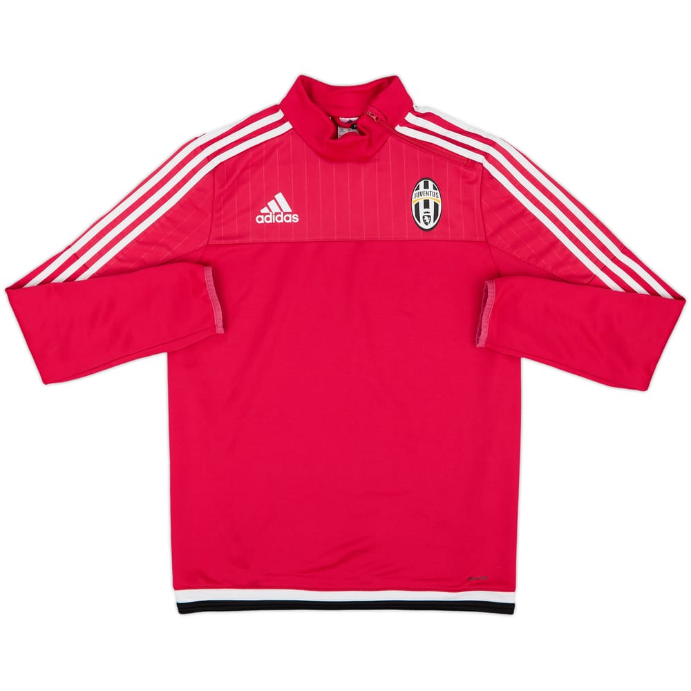 2015-16 Juventus adidas 1/4 Zip Drill Top - 8/10 - (XL.Boys)