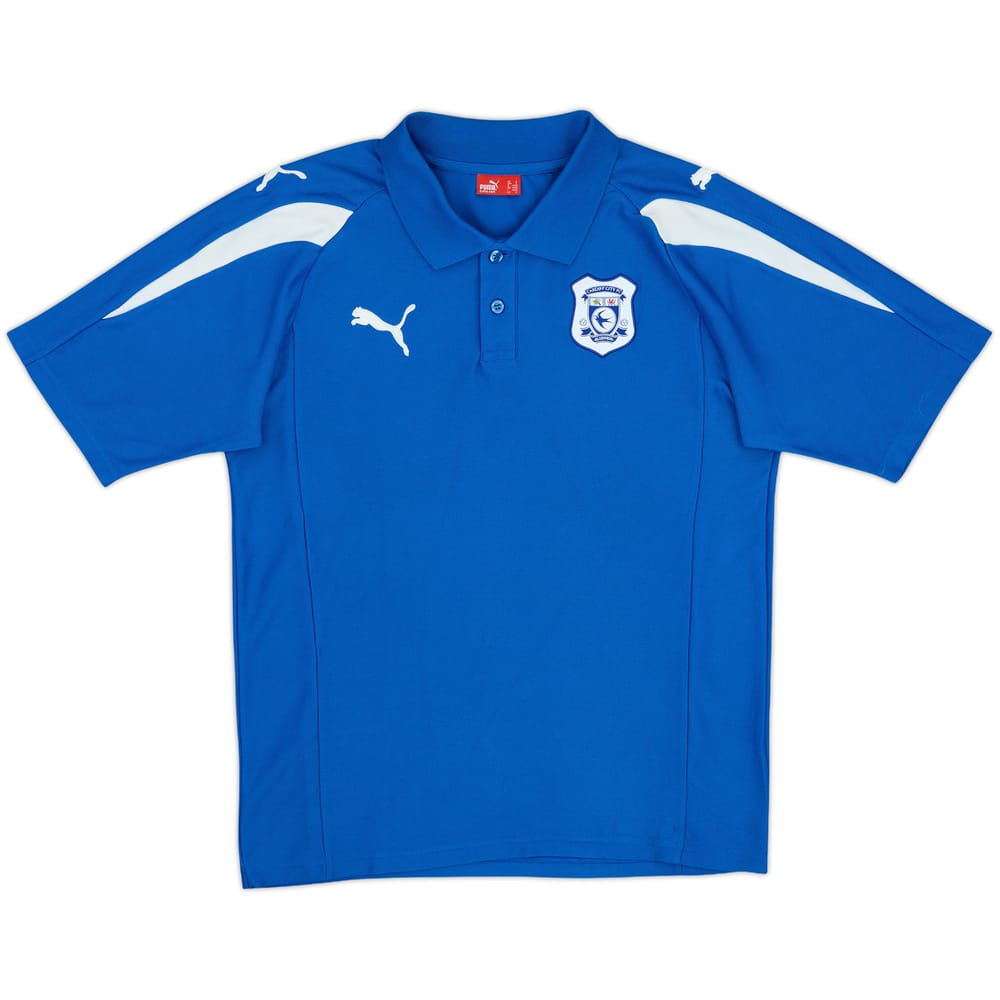 2010-11 Cardiff City Puma Polo Shirt - 8/10 - (S)