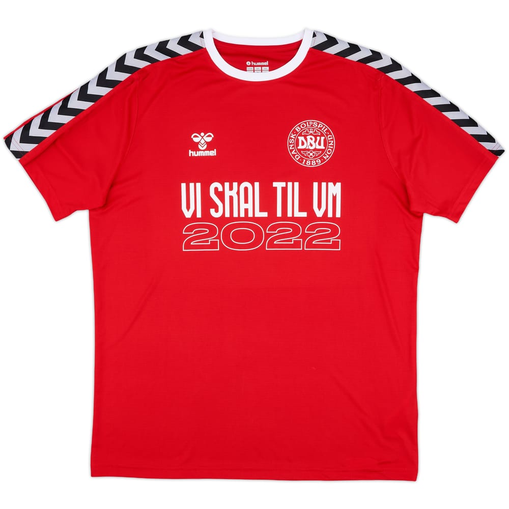 2022 Denmark Hummel Training Shirt - 10/10 - (L)