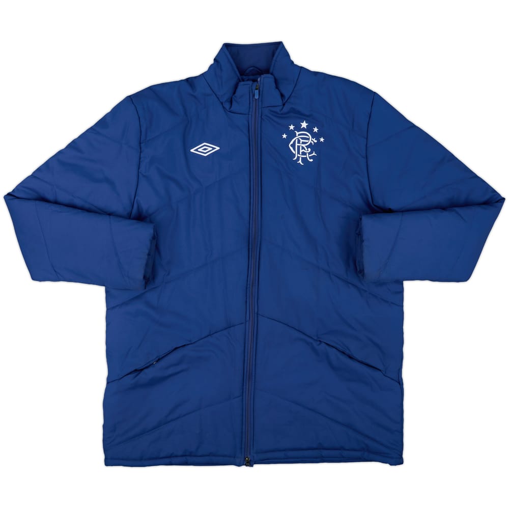 2011-12 Rangers Umbro Padded Bench Coat - 8/10 - (XXL)