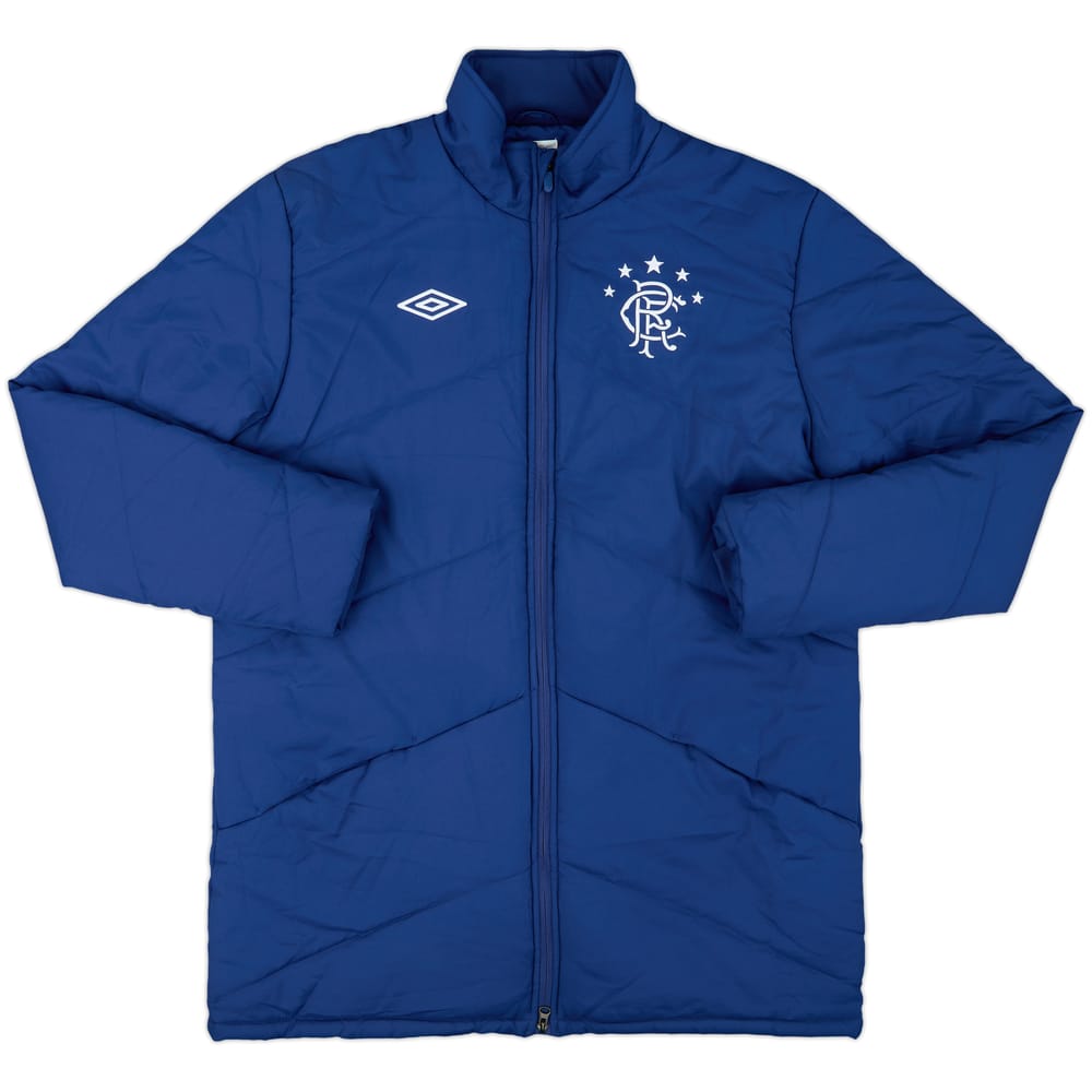 2011-12 Rangers Umbro Padded Bench Coat - 9/10 - (XL)