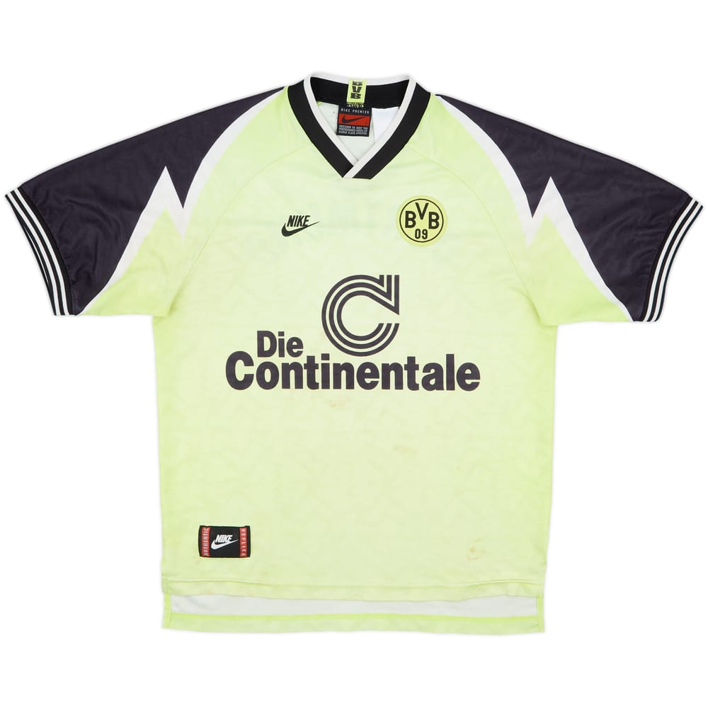 1995-96 Borussia Dortmund Home Shirt - 4/10 - (L)