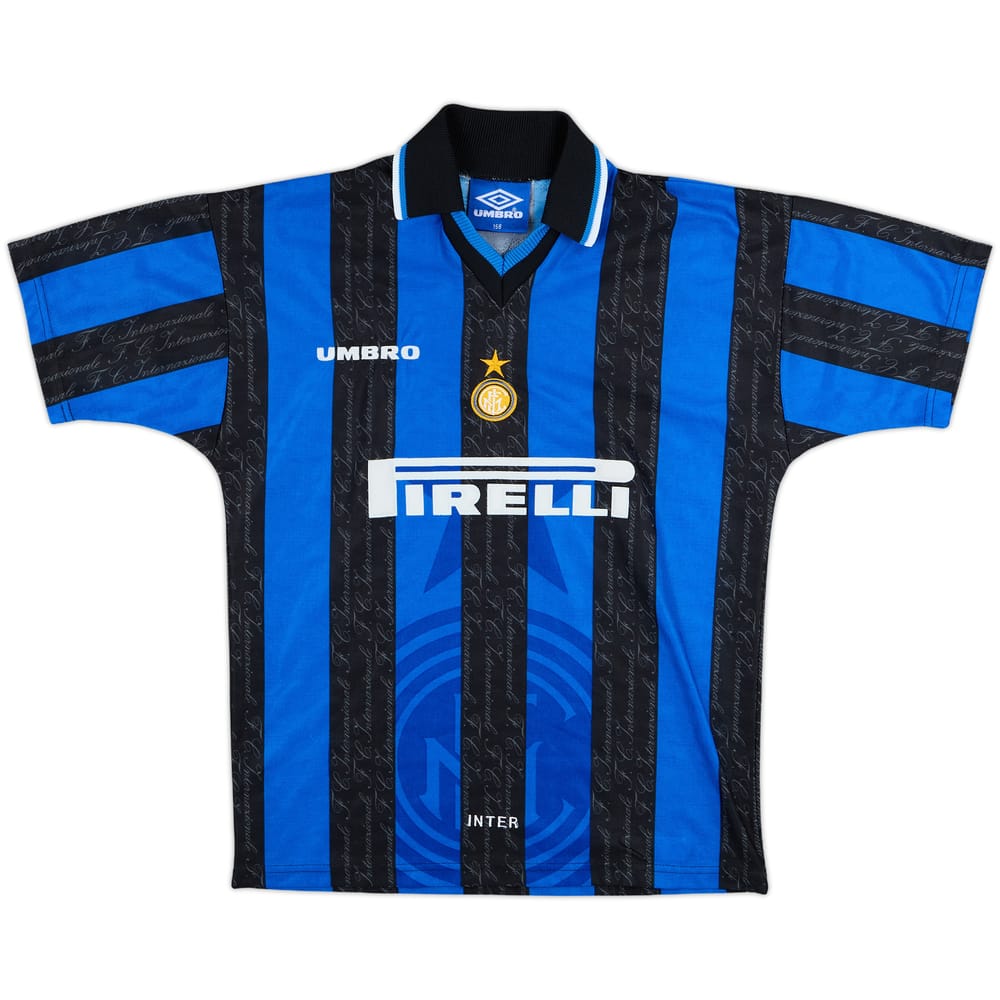 1997-98 Inter Milan Home Shirt - 10/10 - (L.Boys)