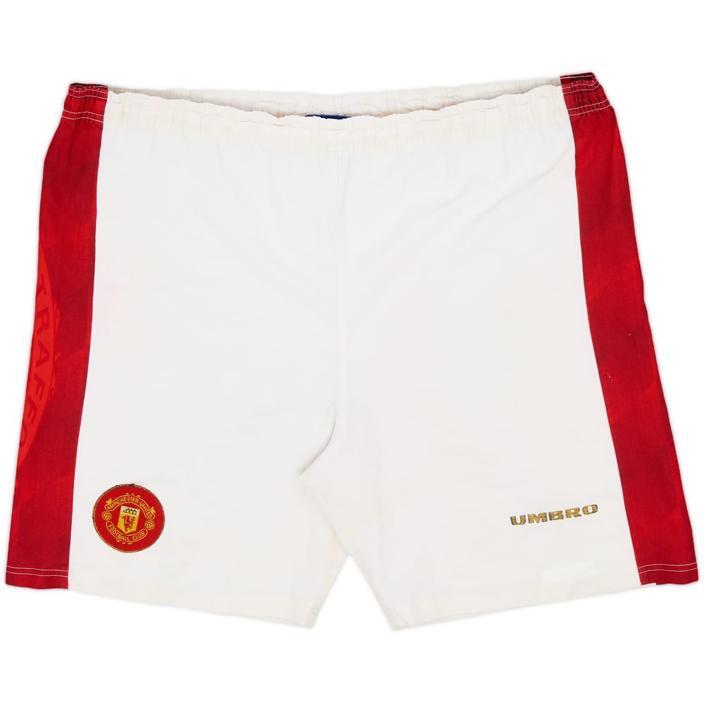 1996-97 Manchester United Home Shorts - 4/10 - (L)