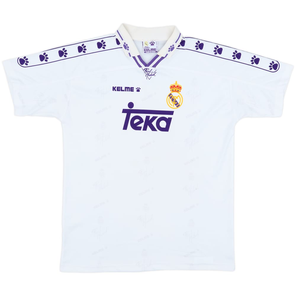 1994-96 Real Madrid Home Shirt - 7/10 - (XL.Boys)