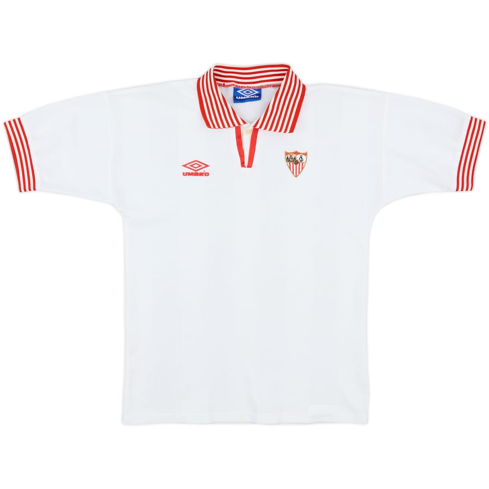 1996-98 Sevilla Home Shirt - 6/10 - (L.Boys)