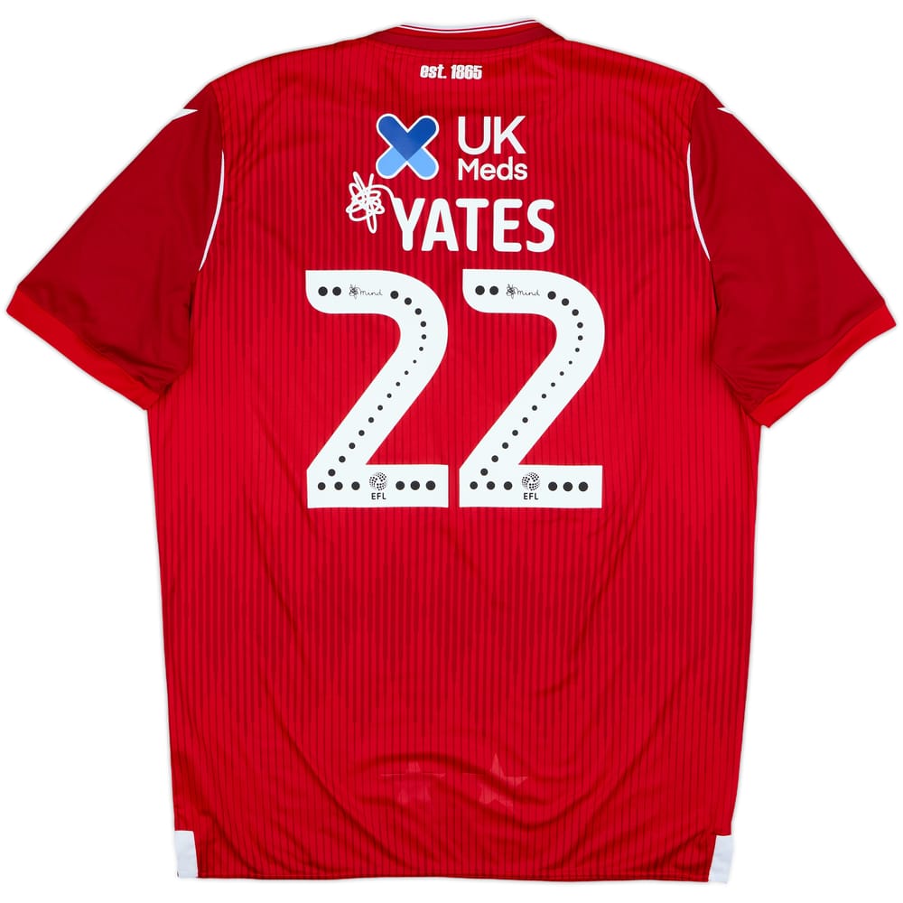 2019-20 Nottingham Forest Home Shirt Yates #22 - 10/10 - (3XL)