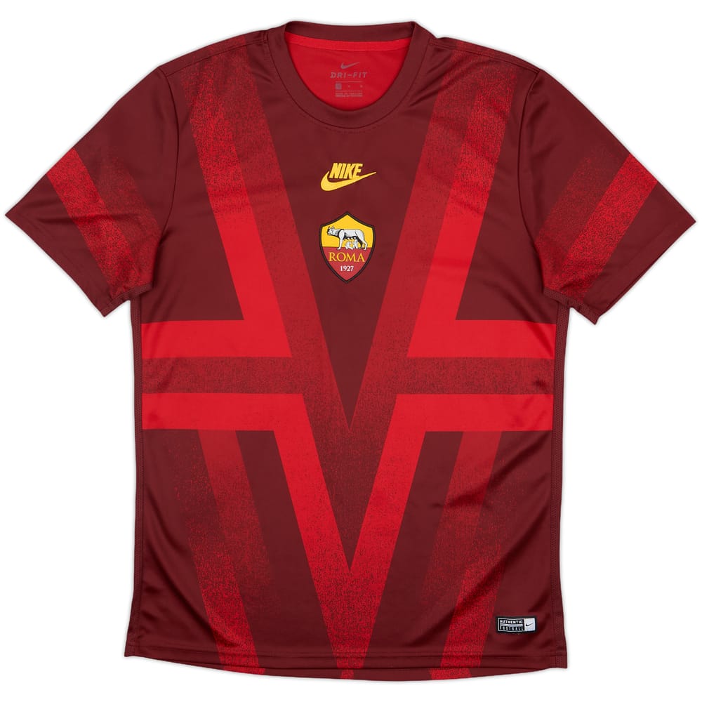 2019-20 Roma Nike Pre Match Shirt - 9/10 - (M)