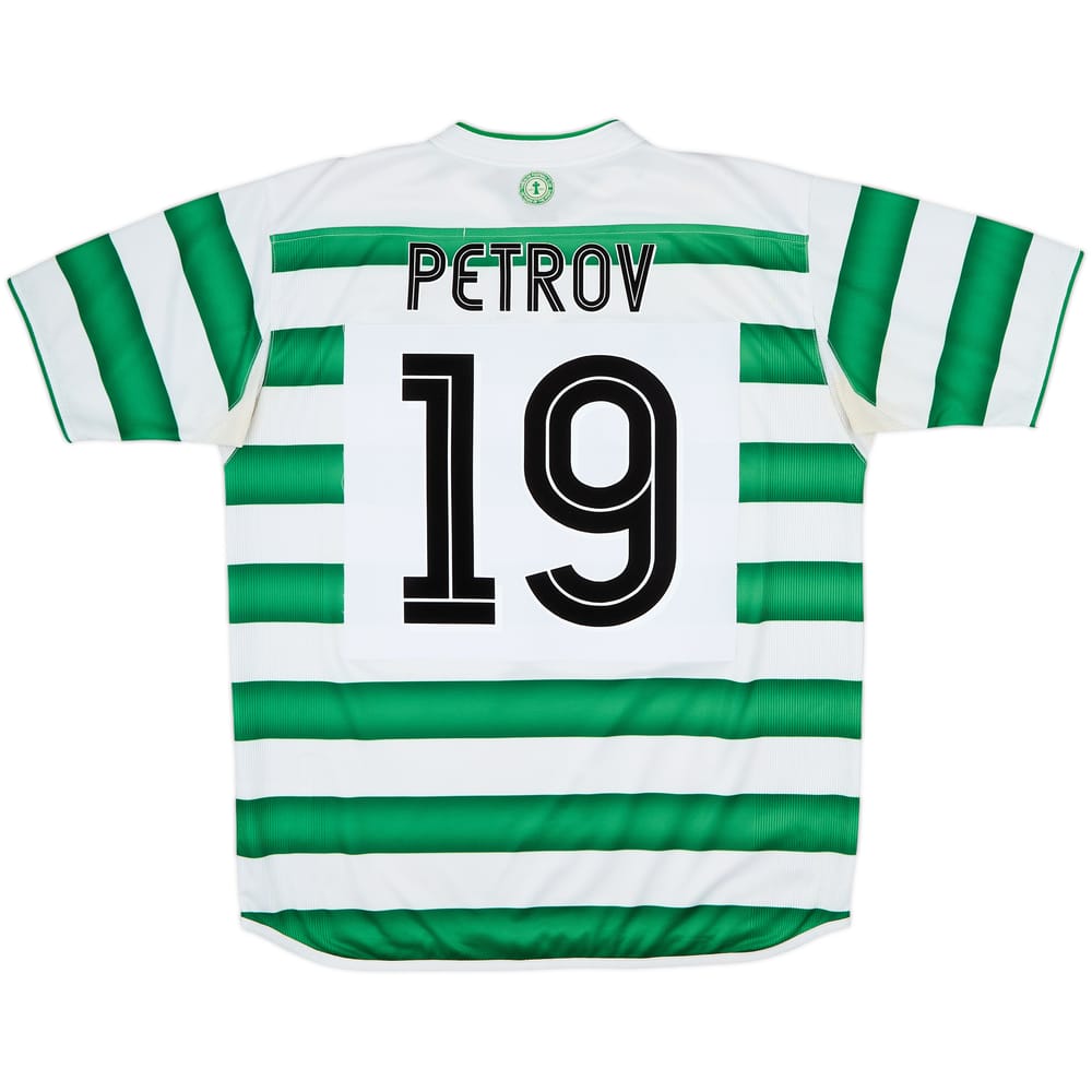 2003-04 Celtic Home Shirt Petrov #19 - 6/10 - (L)
