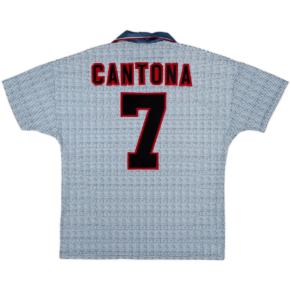 1995-96 Manchester United Away Shirt Cantona #7 - 8/10 - (L)