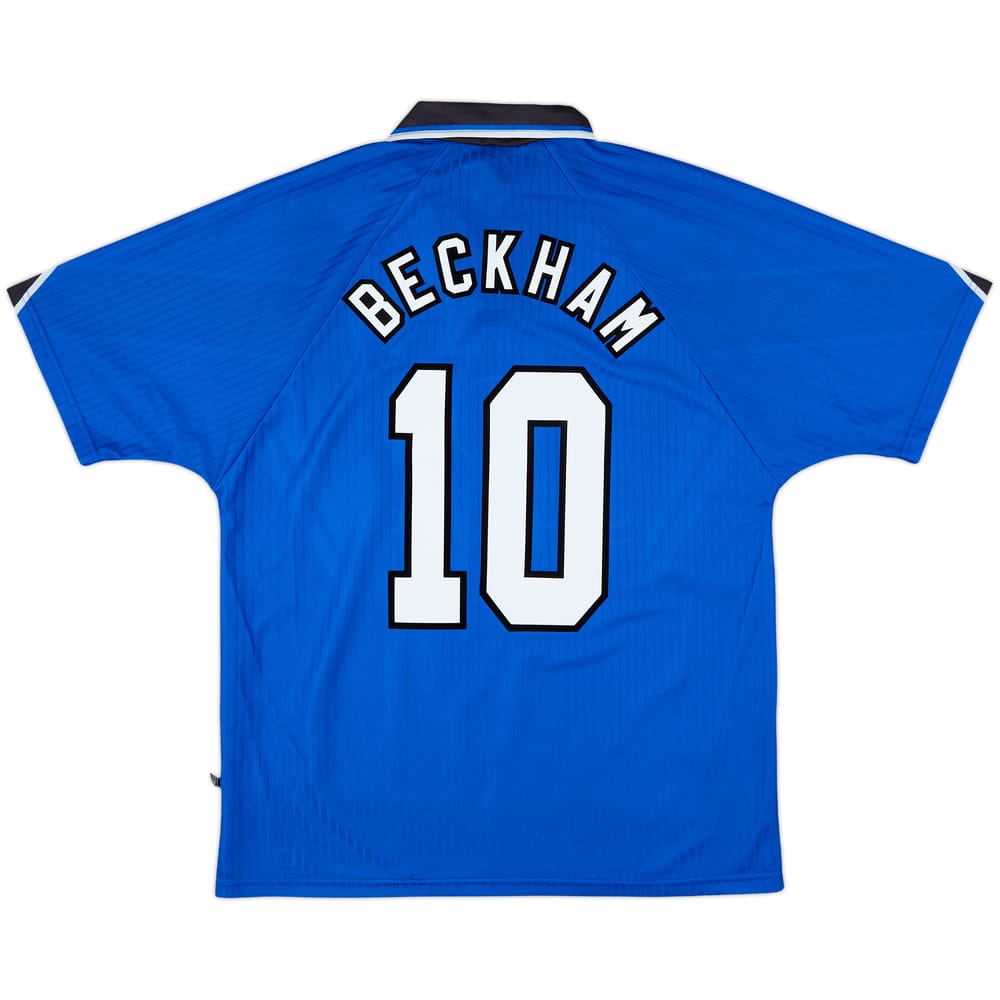 1996-98 Manchester United Third Shirt Beckham #10 - 9/10 - (L)