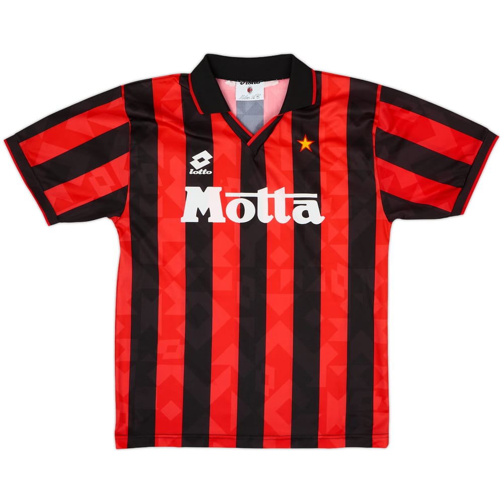 1993-94 AC Milan Home Shirt - 8/10 - (L)
