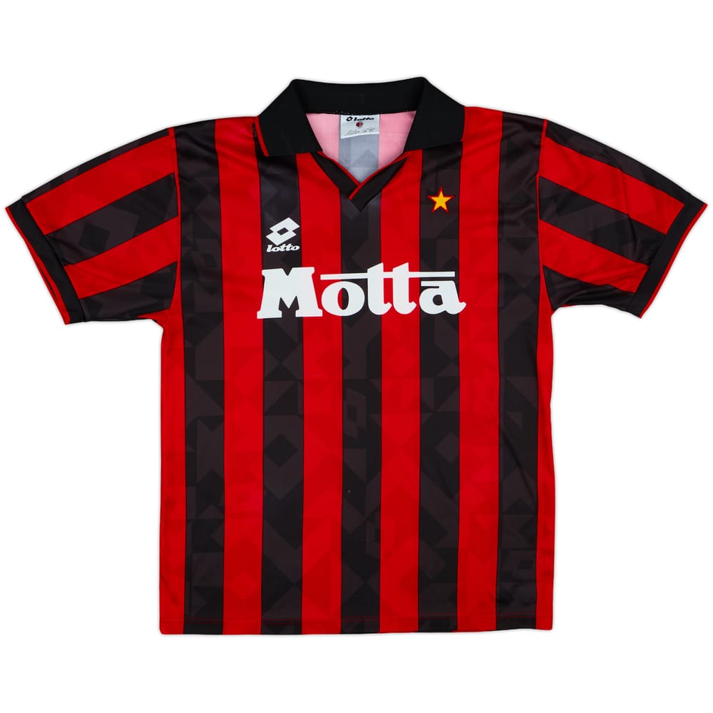 1993-94 AC Milan Home Shirt - 6/10 - (M)