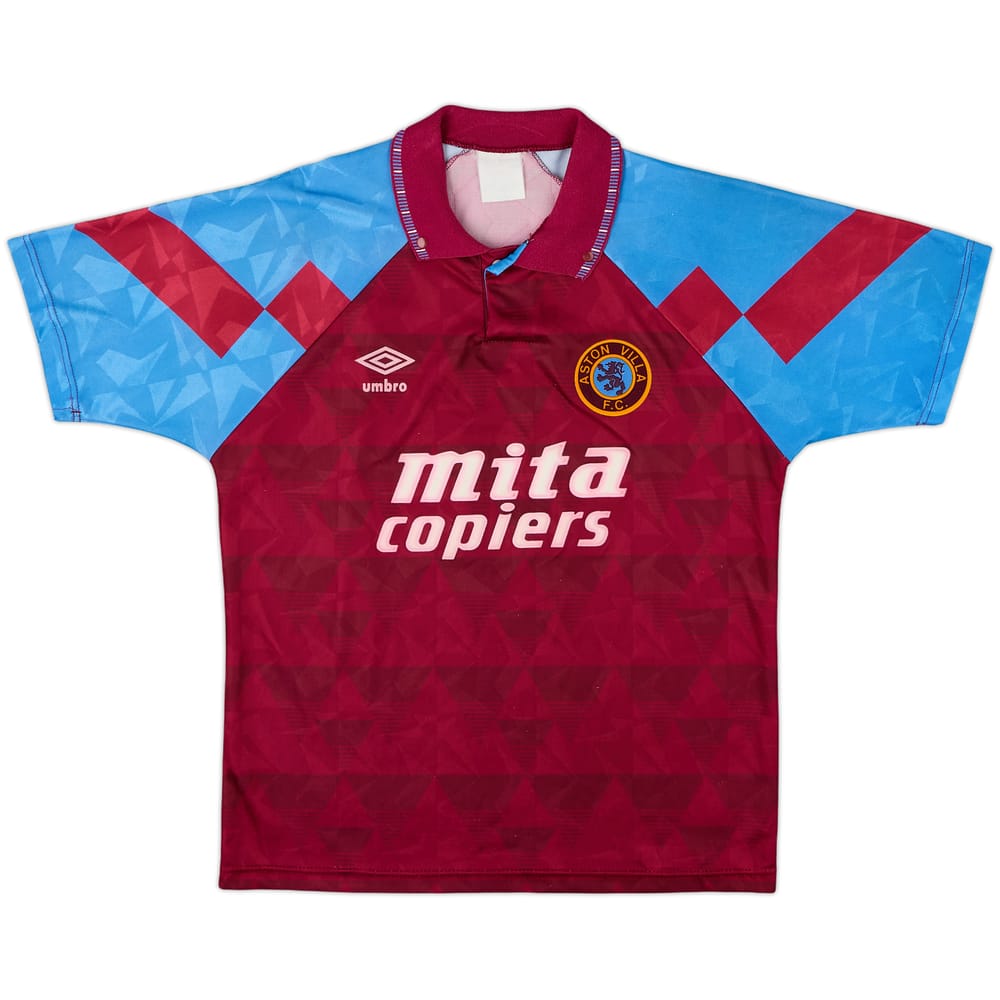 1990-92 Aston Villa Home Shirt - 6/10 - (M)