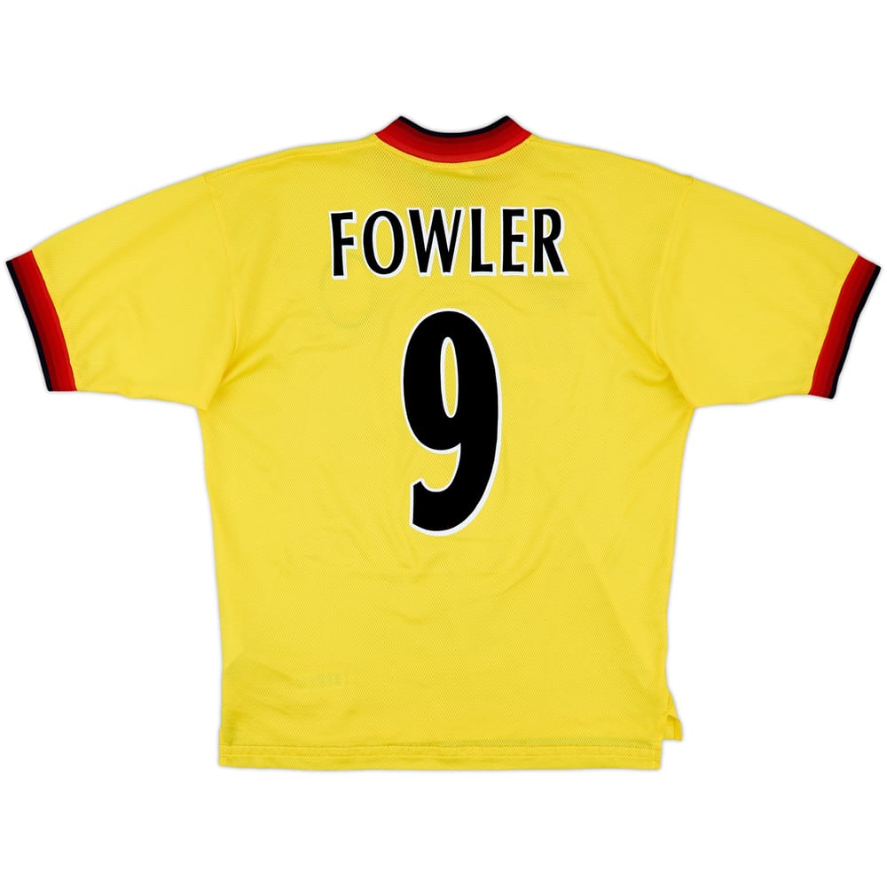 1997-99 Liverpool Away Shirt Fowler #9 - 5/10 - (M)