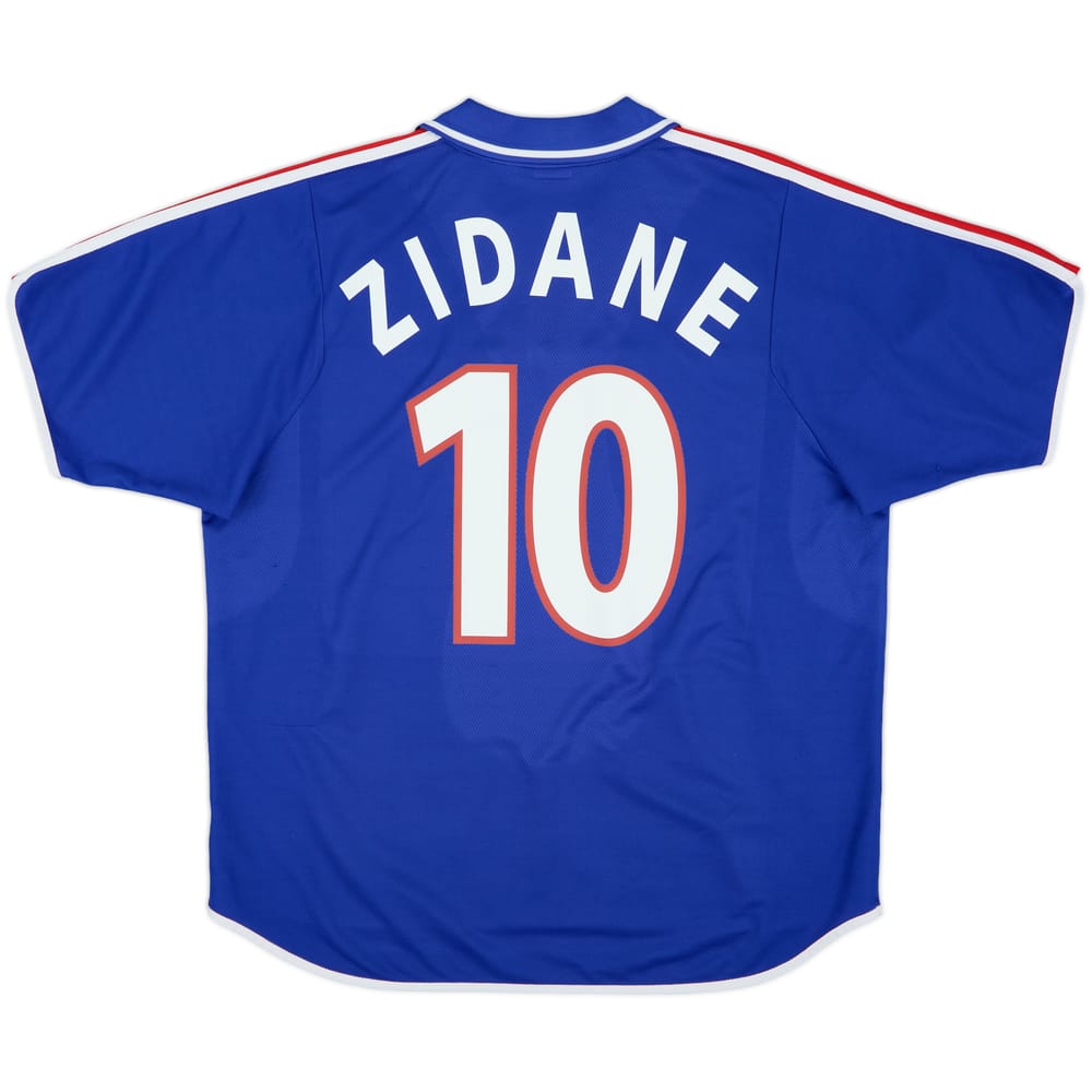 2000-02 France Home Shirt Zidane #10 - 10/10 - (XL)