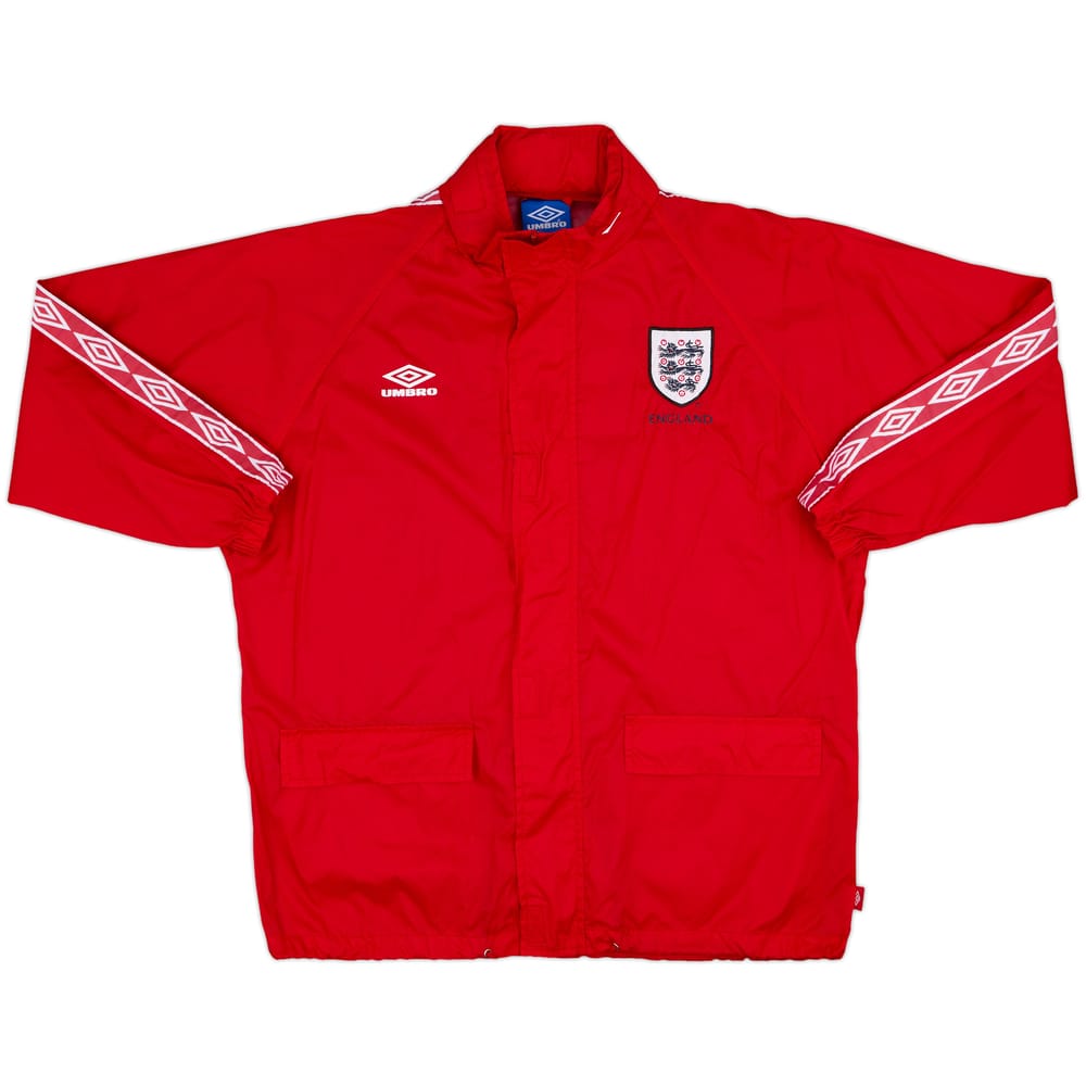 1998-00 England Umbro Hooded Rain Jacket - 8/10 - (M)