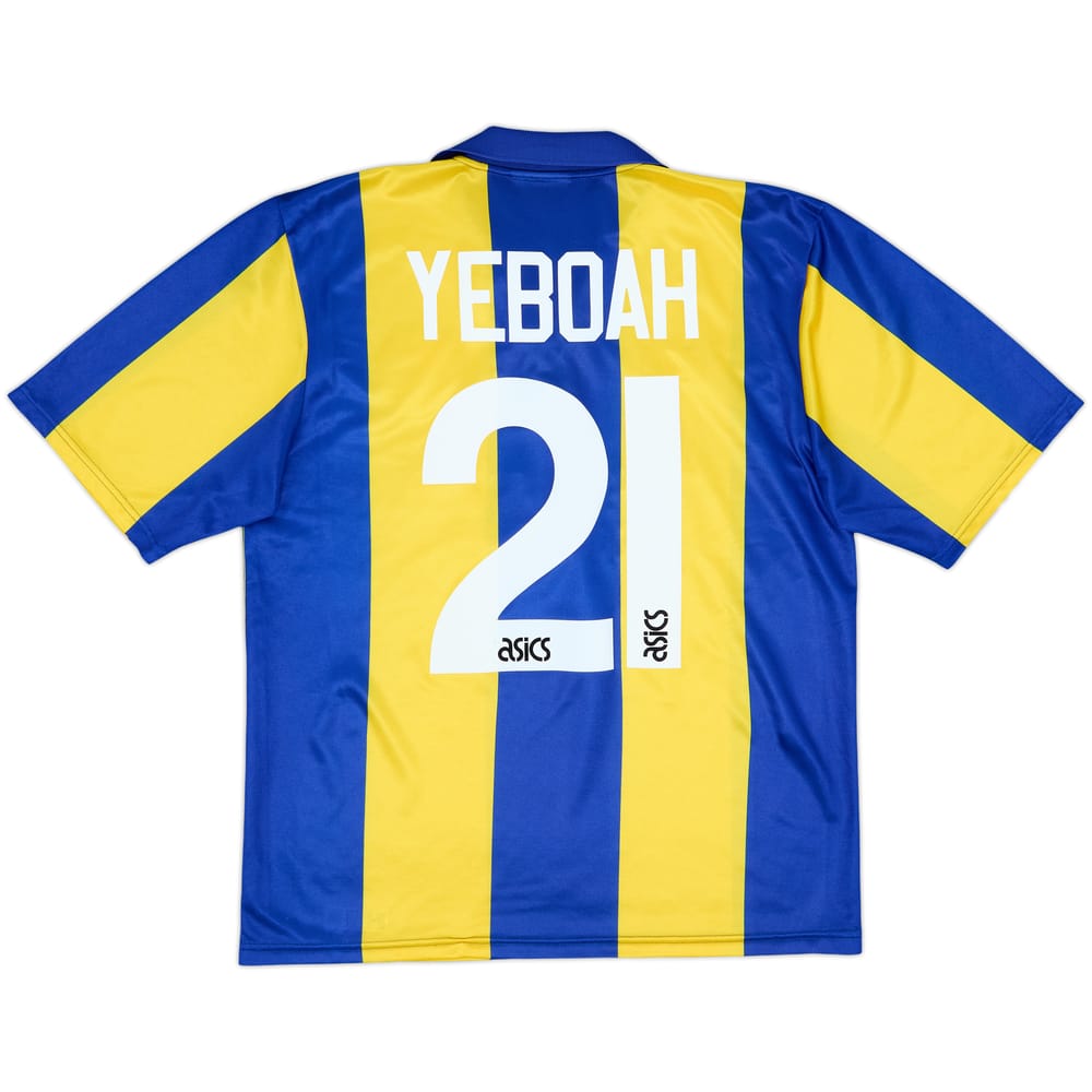1993-95 Leeds United Away Shirt Yeboah #21 - 8/10 - (M)