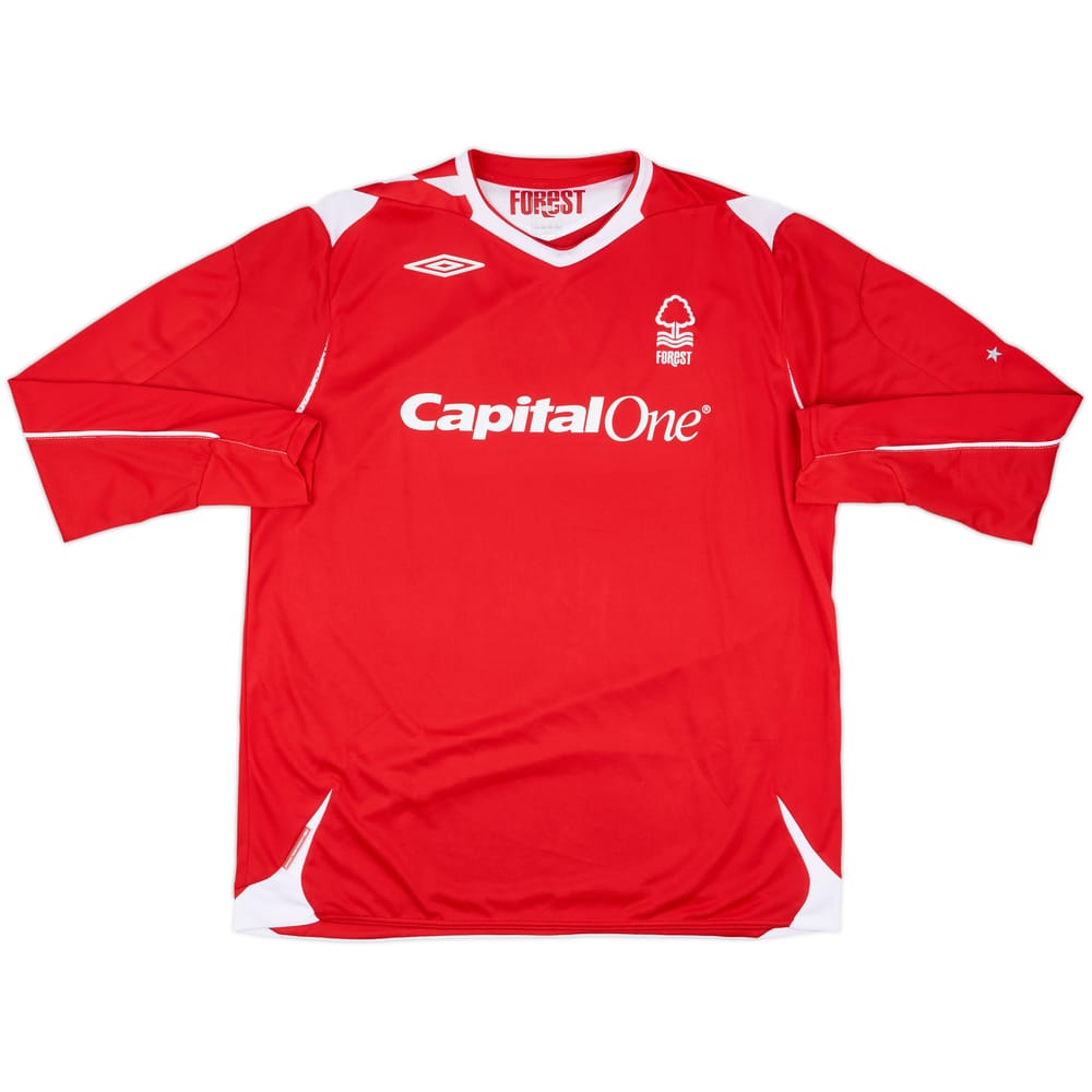2006-08 Nottingham Forest Home L/S Shirt - 10/10 - (XL)