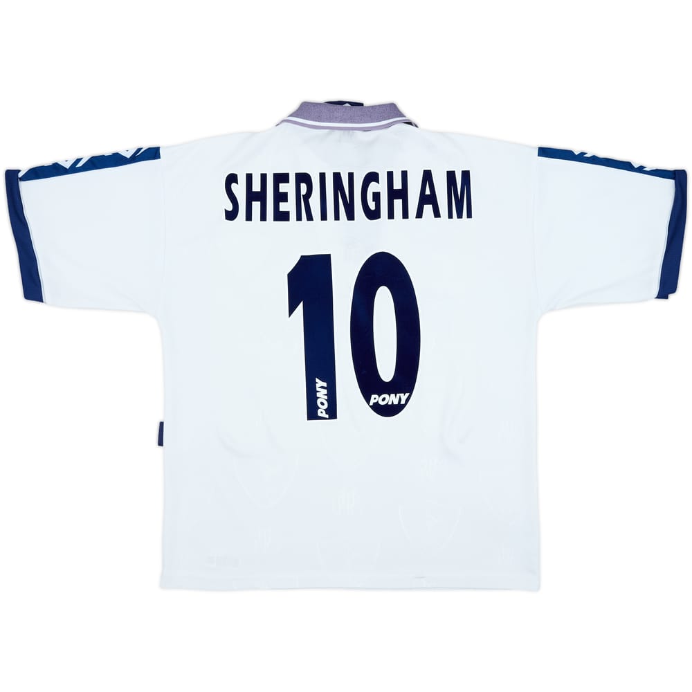 1995-97 Tottenham Home Shirt Sheringham #10 - 6/10 - (L)