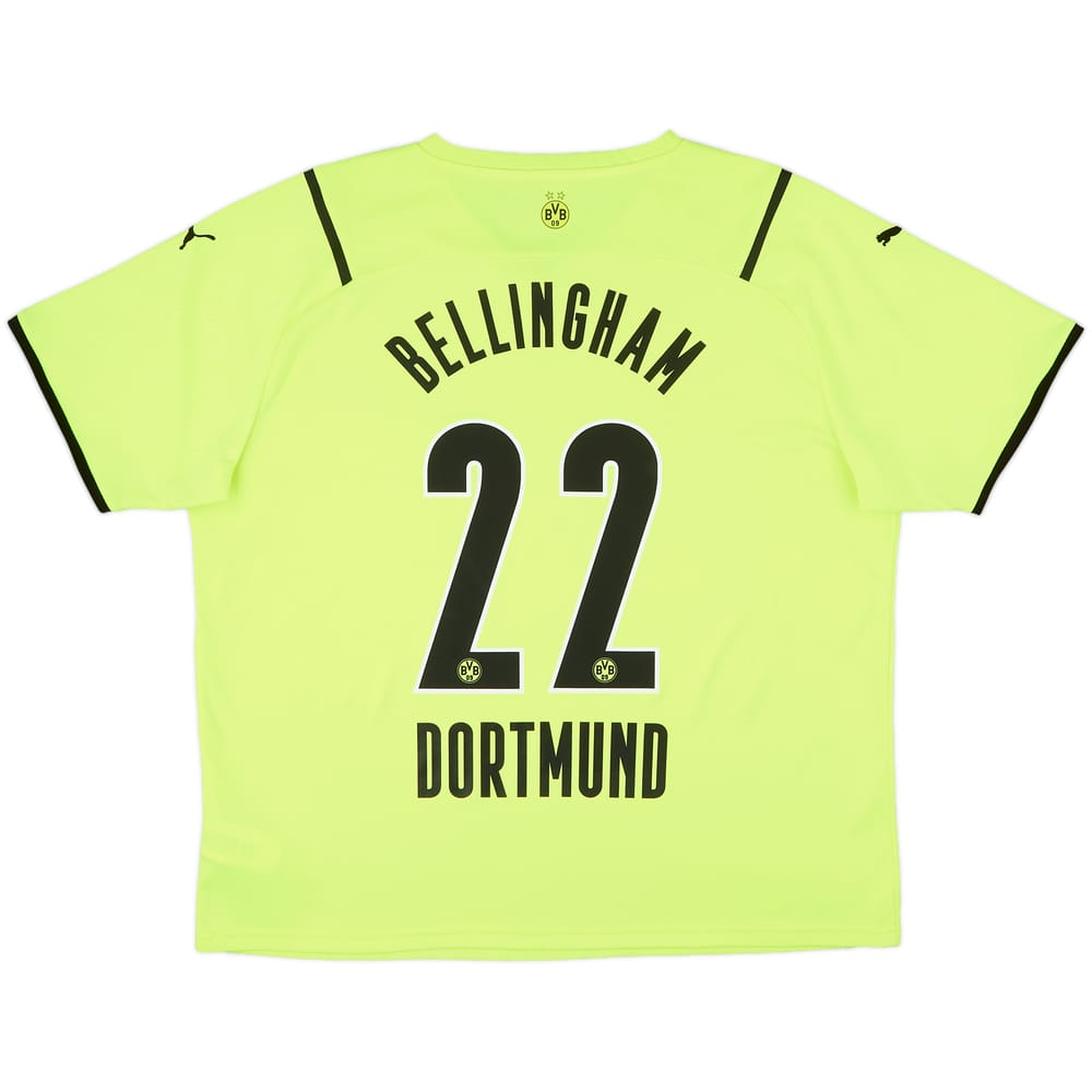 2021-22 Borussia Dortmund European Home Shirt Bellingham #22 - 10/10 - (XXL)