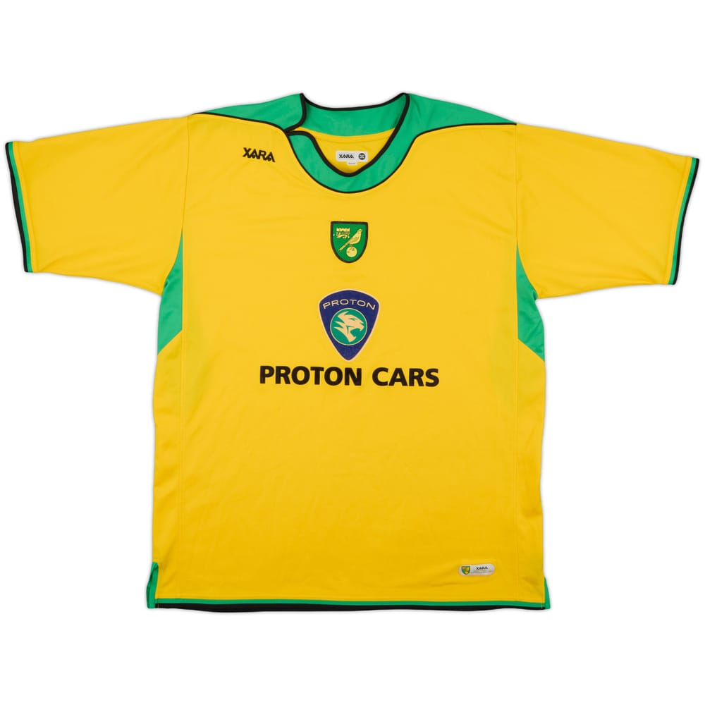 2005-06 Norwich Home Shirt - 7/10 - (XL)