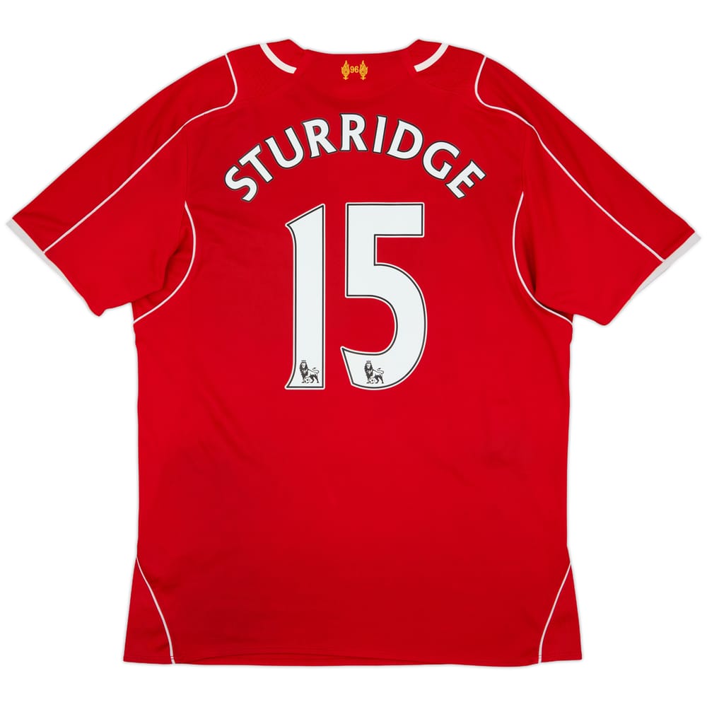 2014-15 Liverpool Home Shirt Sturridge #15 - 6/10 - (L)