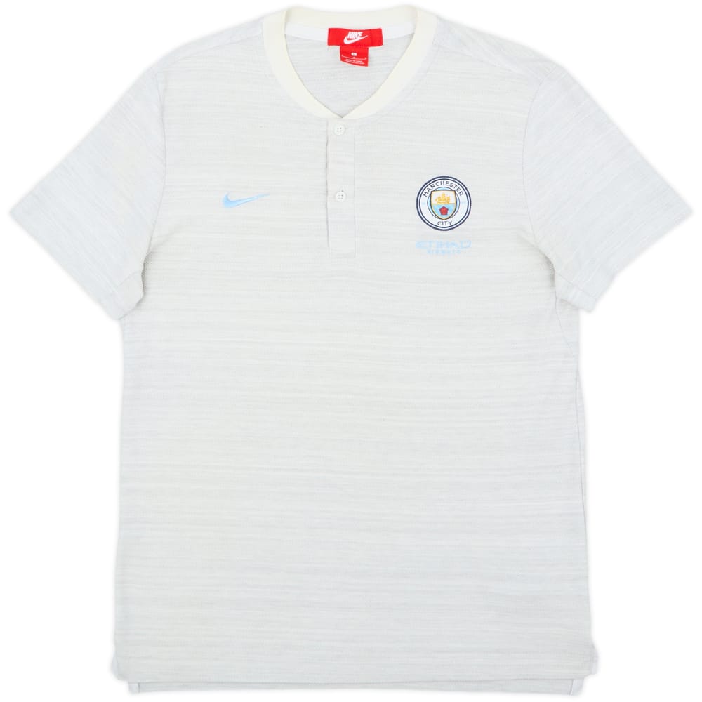 2018-19 Manchester City Nike Polo Shirt - 9/10 - (L)