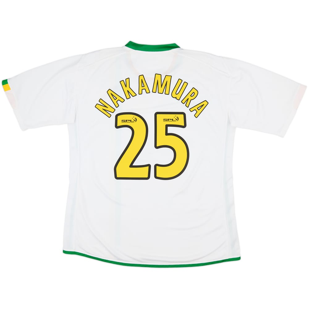 2006-08 Celtic European Player Issue Shirt Nakamura #25 - 8/10 - (XL)