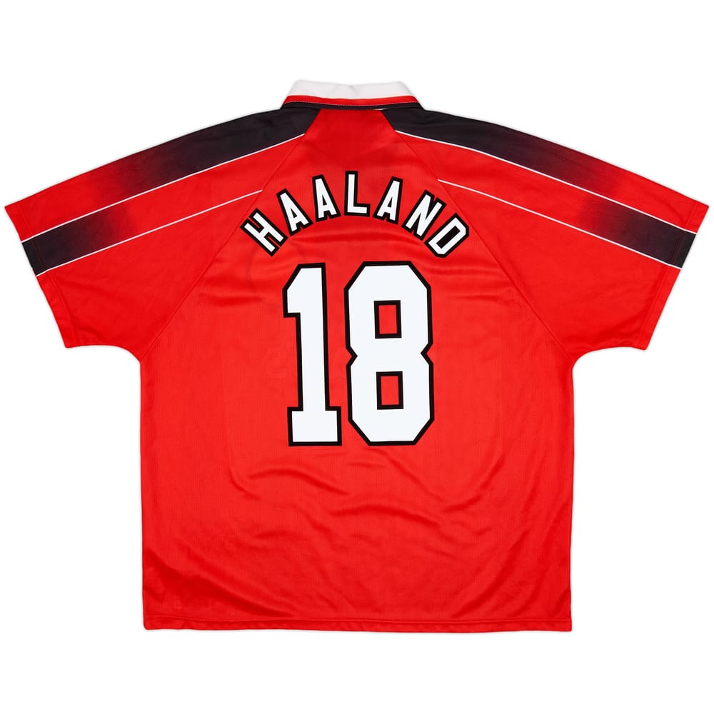 1996-97 Nottingham Forest Home Shirt Haaland #18 - 8/10 - (XXL)