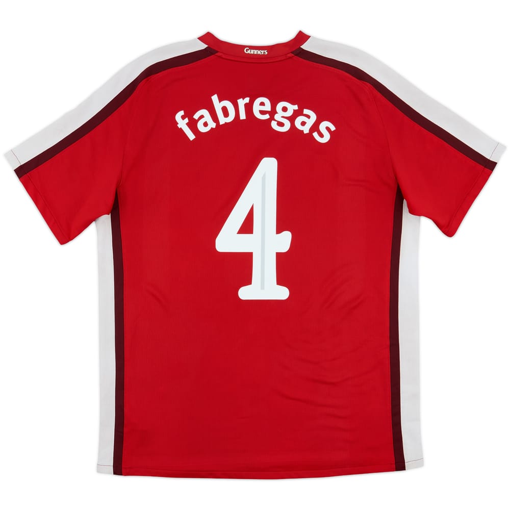 2008-10 Arsenal Home Shirt Fabregas #4 - 5/10 - (L)