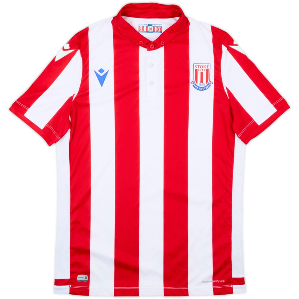 2019-20 Stoke City Home Shirt - 8/10 - (S)