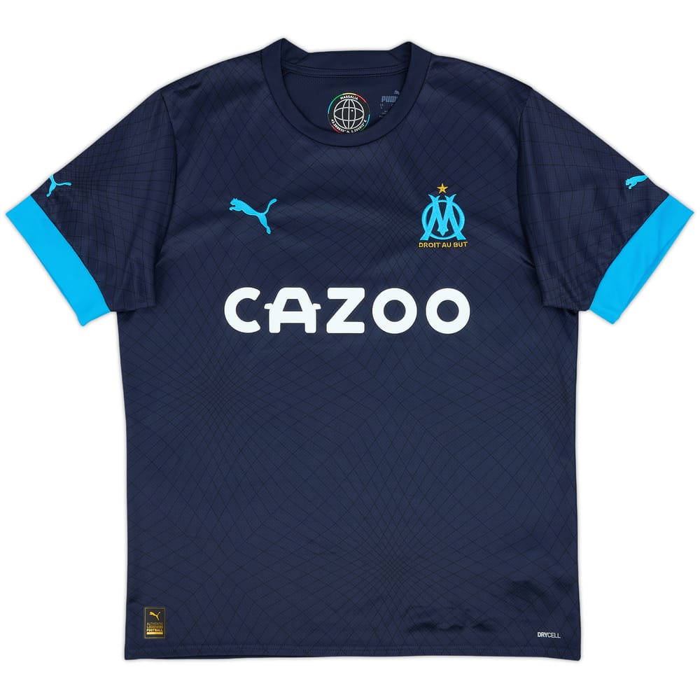 2022-23 Olympique Marseille Away Shirt - 9/10 - (L)
