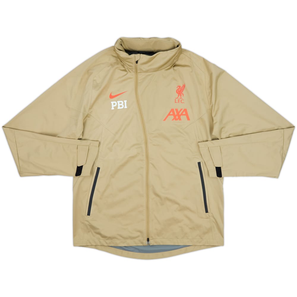 2021-22 Liverpool Staff Issue Nike Hooded Rain Jacket 'PBI' - 10/10 - (M)