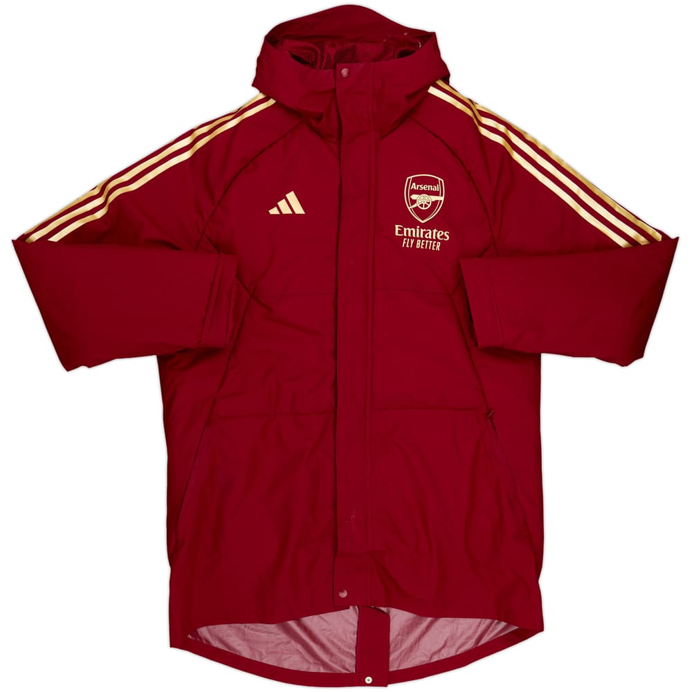 2023-24 Arsenal adidas Padded Bench Coat - 6/10 - (L)