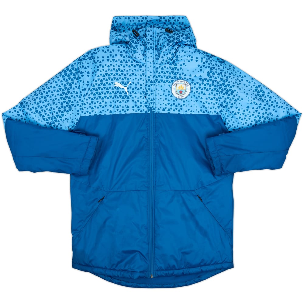 2022-23 Manchester City Puma Padded Bench Coat - 8/10 - (M)