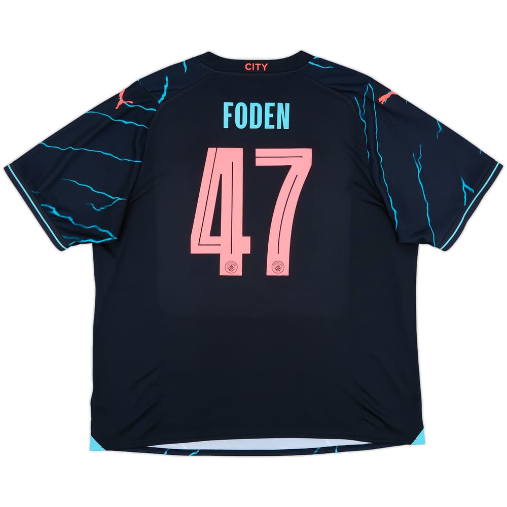2023-24 Manchester City Third Shirt Foden #47 - 9/10 - (XXL)