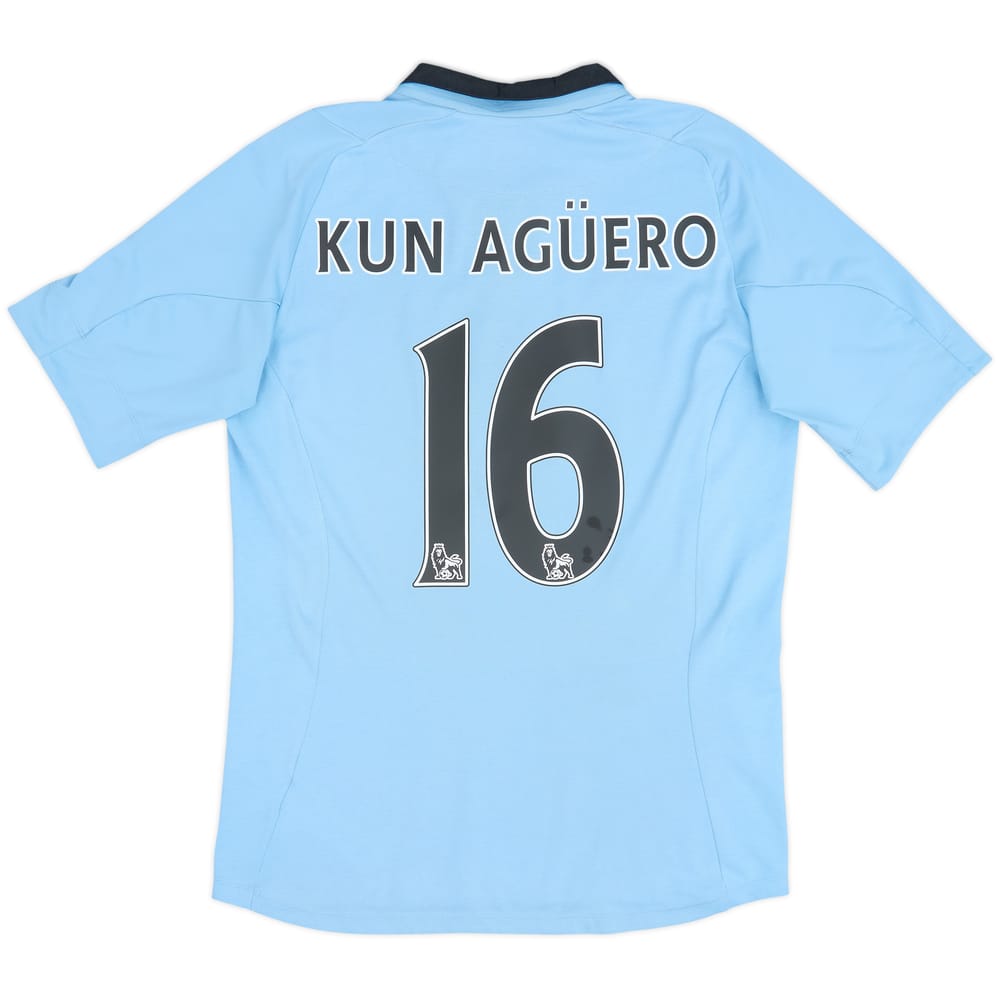 2012-13 Manchester City Camiseta Local Kun Aguero #16 - 7/10 - (M)