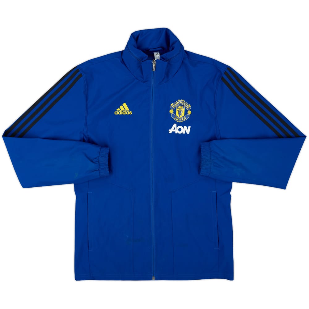 2019-20 Manchester United adidas Hooded Rain Jacket - 7/10 - (S)