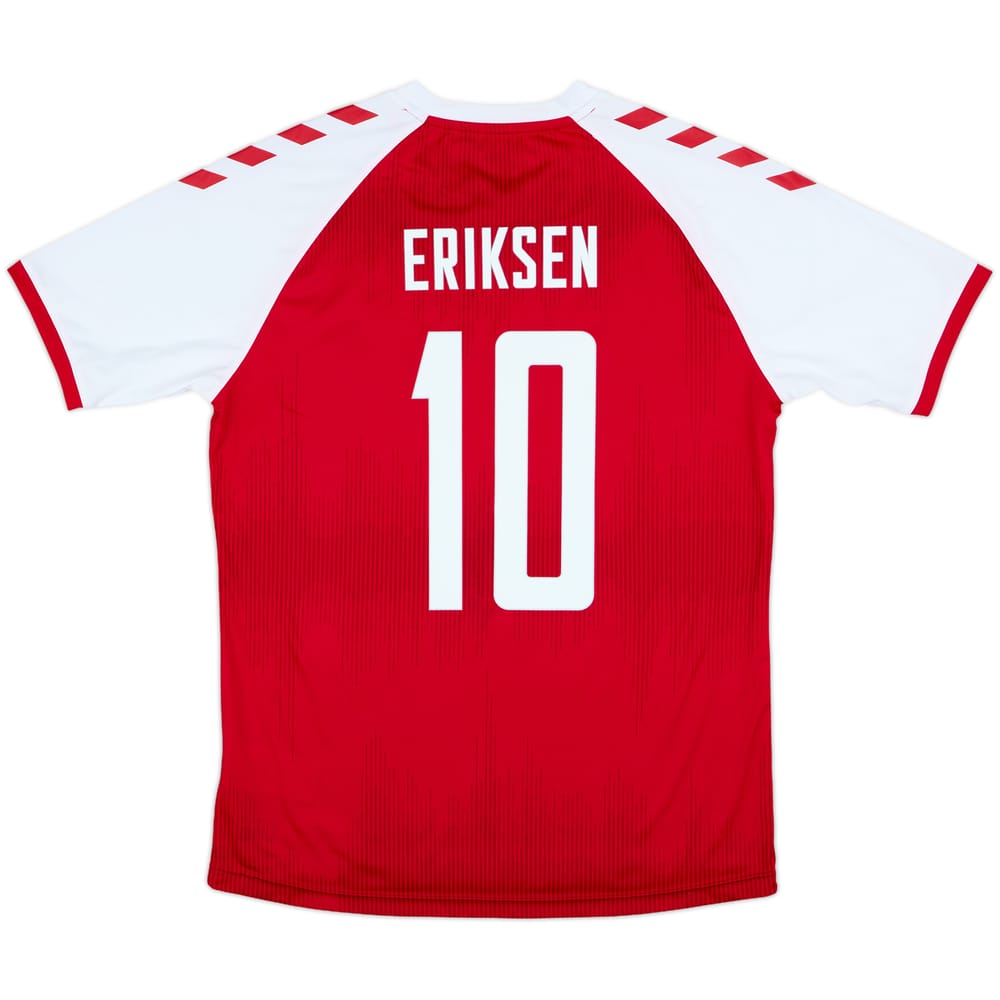 2020-21 Denmark Home Shirt Eriksen #10 - 8/10 - (L)