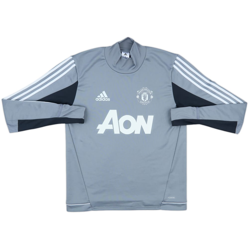 2017-18 Manchester United adidas Drill Top - 8/10 - (M)