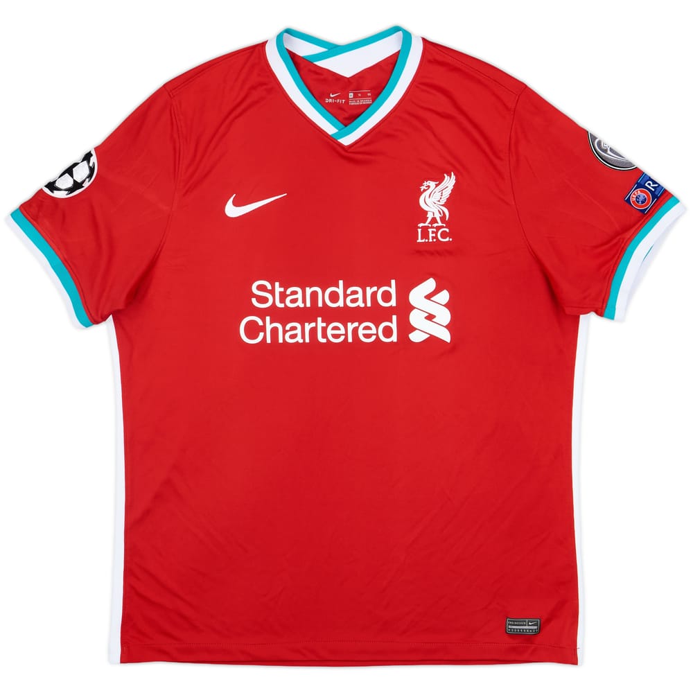 2020-21 Liverpool Home Shirt - 9/10 - (XL)