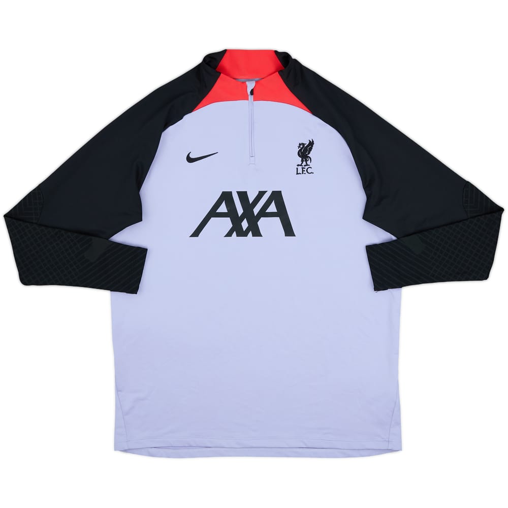 2022-23 Liverpool Nike 1/4 Zip Sweat Top - 10/10 - (XL)