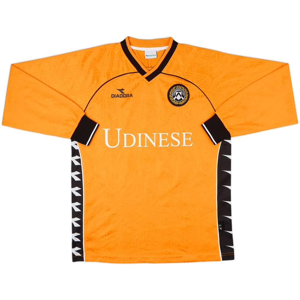 2001-02 Udinese Diadora Training L/S Shirt - 9/10 - (L)