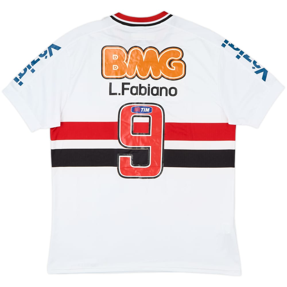 2011 Sao Paulo Home Shirt L. Fabiano #9 - 9/10 - (M)