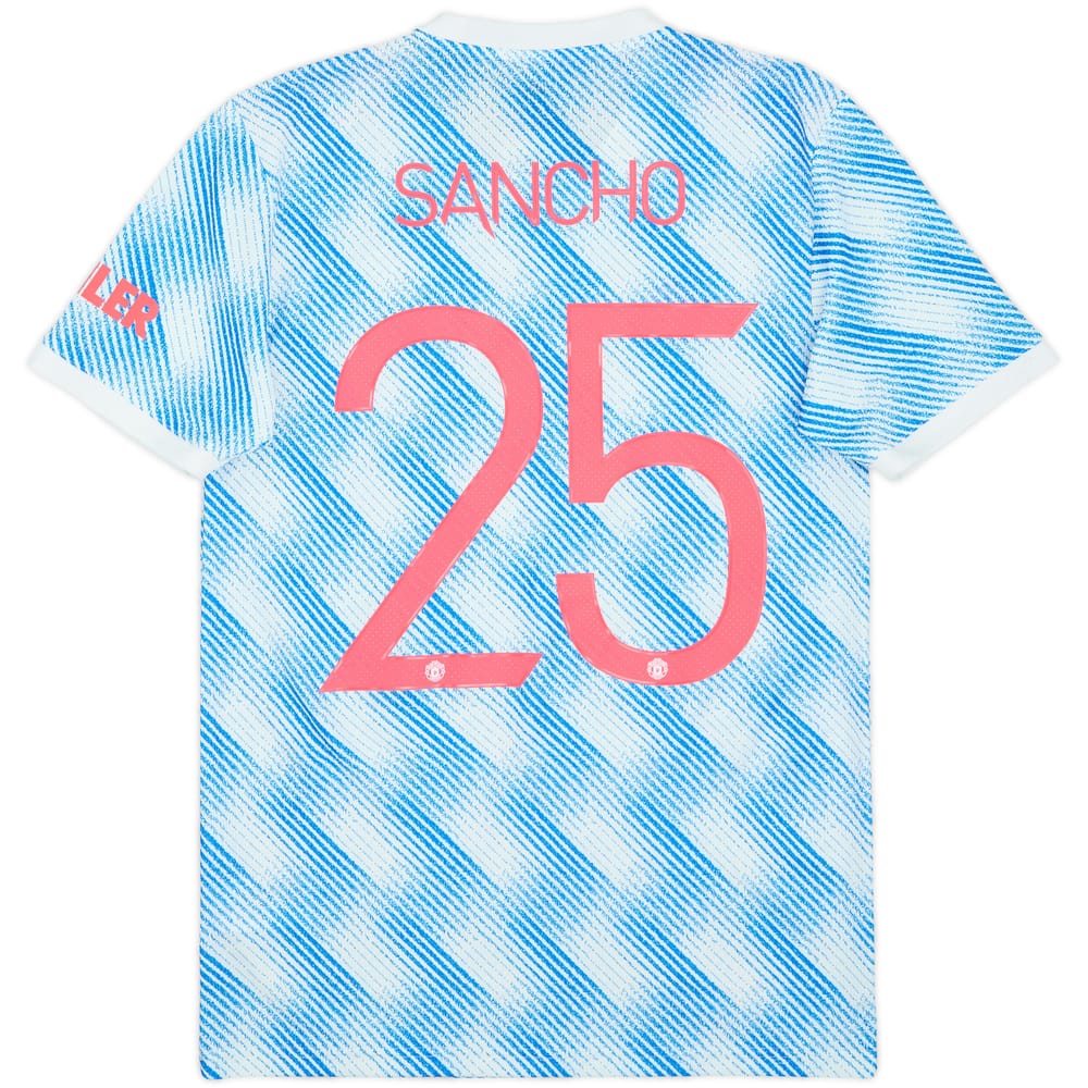 2021-22 Manchester United Away Shirt Sancho #25 (S)