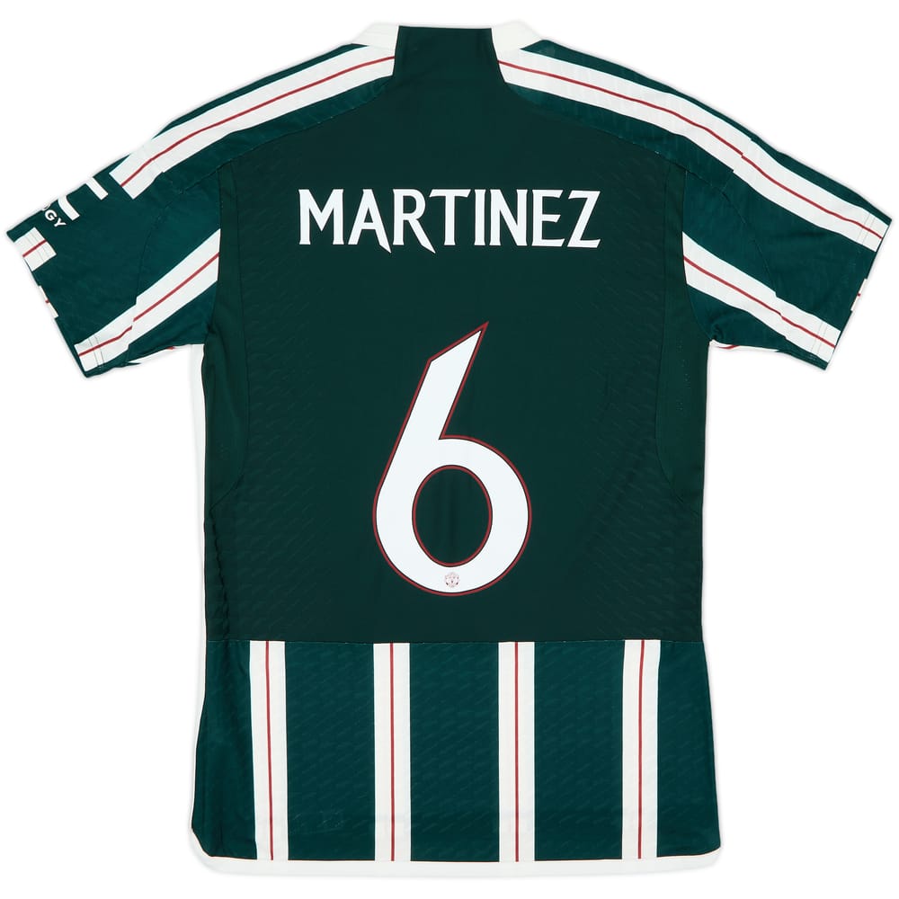 2023-24 Manchester United Authentic Away Shirt Martinez #6 (S)